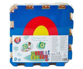 Puzzle 2 Modelos Letras Y Numeros 10 Pzs One Two Fun (887754)