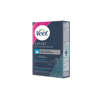Veet Expert Strisce Ascelle/bikini Pelli Sensibili 12+4 Strisce - 000303283