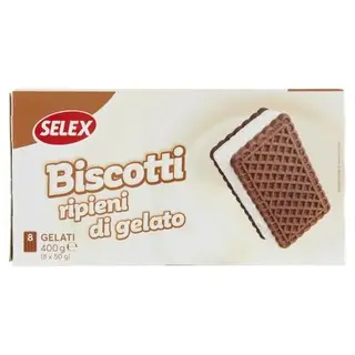 Biscotti Gelato  Alla Vaniglia X8 Gr400 Selex