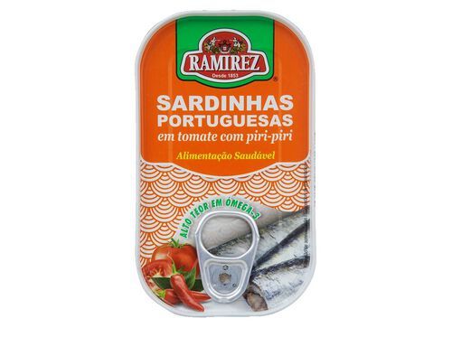 SARDINHA RAMIREZ EM TOMATE PICANTE 125G