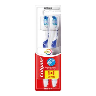 Cepillo Dental Medio Total Colgate 1+1 Uds (294787)