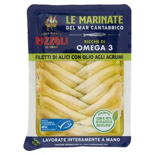 Rizzoli le Marinate del Mar Cantabrico Filetti di Alici in Olio agli Agrumi 80 g