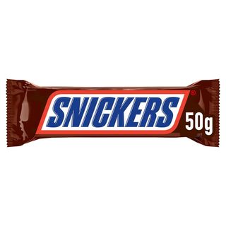 Snickers Czekolada mleczna z nugatem i nadzieniem karmelowym z orzeszkami ziemnymi 50 g