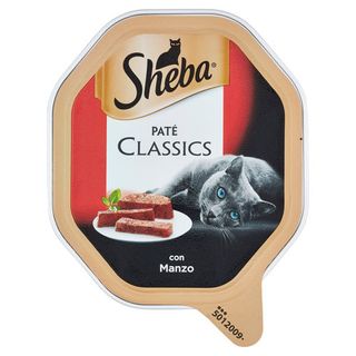 Sheba Classics Patè cibo umido gatto con Manzo 85g - 4008429065323