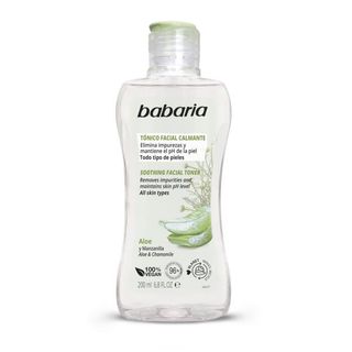 Tónico Facial Calmante Aloe y Manzanilla - Babaria - 200 ml 8410412430203