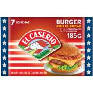 Queso Burger El Caserio Lonchas Sobre 185 G (18733683)