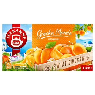 Teekanne Świat Owoców Mieszanka herbatek owocowych grecka morela 20x2,25 g