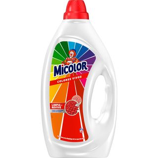 Detergente Ropa Líquido Colores Vivos, Botella 30 Lavados