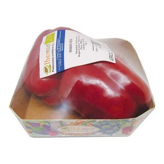 pimiento rojo ecológico bandeja 400 gr