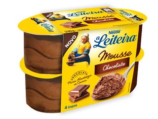 SOBREMESA A LEITEIRA MOUSSE CHOCOLATE LEITE 4X60G