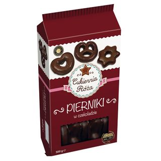 Cukiernia Róża Pierniki w czekoladzie, 500 g