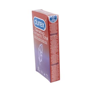 DUREX SENSITIVO CONTACTO TOTAL PRESERVATIVOS 6 U