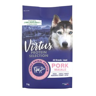 Virtus dog protein selection adult maiale no grain 2kg