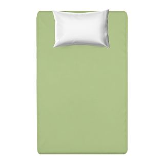 Lenzuolo con angoli 1 piazza e mezza I love - green Quotes