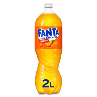 Refresco De Naranja Zero Azúcares Fanta Botella 2 L