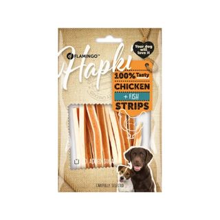 Flamingo Tiras Hapki Pollo Y Pez Para Perros 0.085Kg