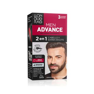 LLONGUERAS Tinte Permanente Cabello Barba Castaño Oscuro Nº3 (280008)