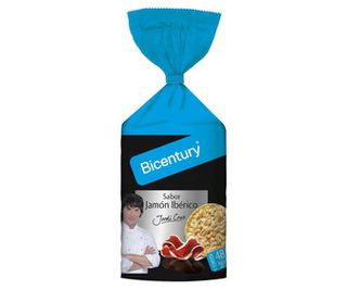 Tortitas Sabor Jamón Ibérico Bicentury 124 G.