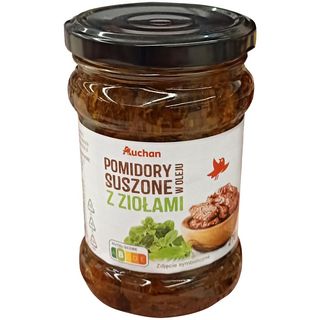 Auchan - Pomidory suszone z ziołami - 270 g