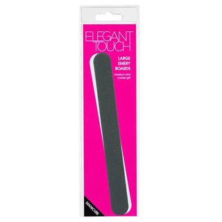 Large Emery Boards Lima De Uñas Elegant Touch Negro  (5011522006000)