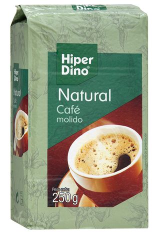 Hiperdino Cafe Molido Natural 250 Gr