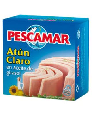 Atum claro Pescamar em óleo de girassol fácil abertura 52 g