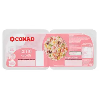CONAD Cotto cubetti 2 x 100 g - 8003170024298