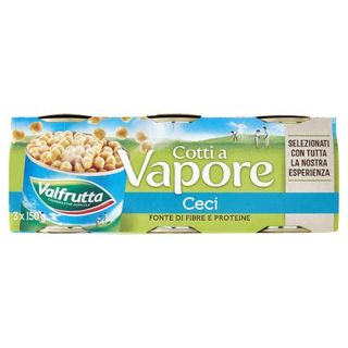 Valfrutta Ceci Vapore 3X150G