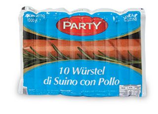 Wurstel pollo e suino