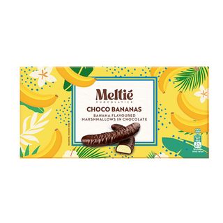 Meltie Pianki bananowe w czekoladzie 300 g