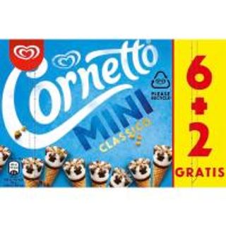 Cono Mini Classic Cornetto 6+2 Uds. 386 Gr. (16835092)