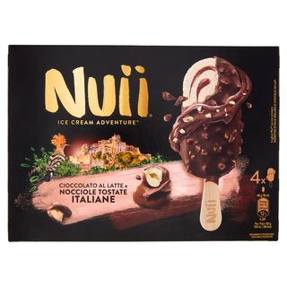 Nuii Cioccolato Al Latte E Nocciole Tostate Italiane 4X68G