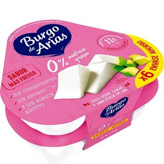 BURGO DE ARIAS Queso De Burgos 0% 6X72 G
