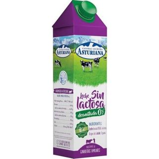 Asturiana Leche Sin Lactosa 0% M.Grasa, 1L