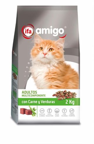 Comida Gato Carne/Vegetales Ifa Amigo 2K
