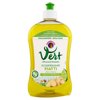 Vert di Chanteclair Ecodetergente Piatti Lime e Zenzero 500 ml