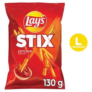 Lay's Stix Ketchupowe chipsy 130g