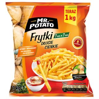 Mr.Potato Frytki długie cienkie, 1 kg