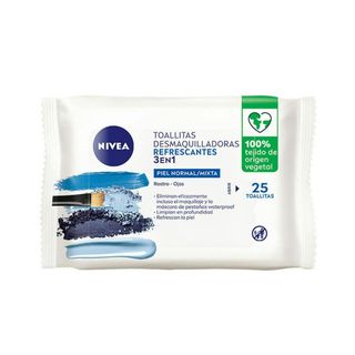 Toallitas Desmaquillantes Nivea 3 En 1 Piel Normal Envase 40 Uds (211475)