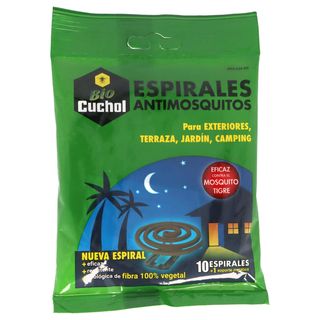 Espiral antimosquitos CUCHOL, bolsa 10 uds (272779)