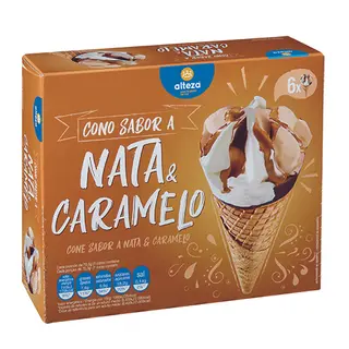 Hel.Cono Nata Caramel 6U. Alteza 720 Ml