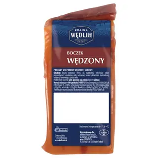 Kraina Wędlin Boczek wędzony ok. 300 g