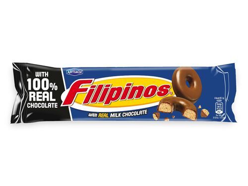 BOLACHA FILIPINOS ARTIACH CHOCOLATE LEITE 120G