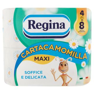 Regina Cartacamomilla Carta Igienica 4 Rotoli