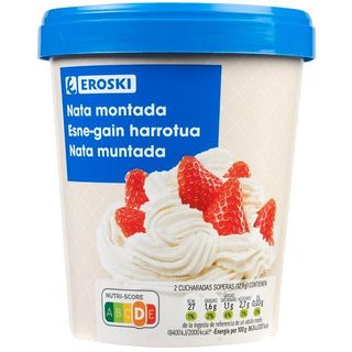 Nata Montada Eroski, Tarrina 500 Ml. (25464710)
