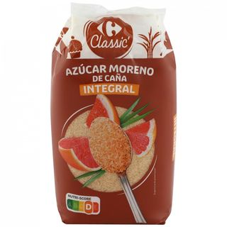 Azúcar Moreno Integral Carrefour 1 Kg.