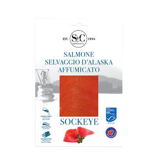 Salmone Affumicato Sockeye  100g - Salmon & Co