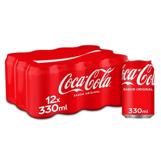 Refresco Cola Pack Coca Cola Lata 12X330 Ml