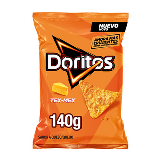 Doritos Tex-Mex Nacho Snack de Maíz Sabor Tex-Mex 140g