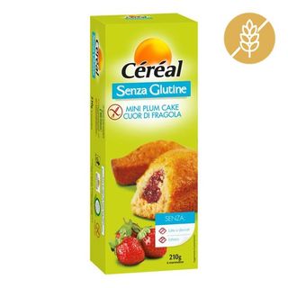 Cèreal Plum Cake Fragola Senza Glutine 210g